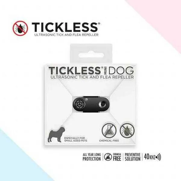 1ea Tickless Mini Dog Tick & Flea Repeller Black - Treats
